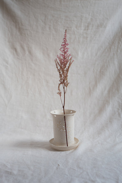 Stem Vase: Cobblestone