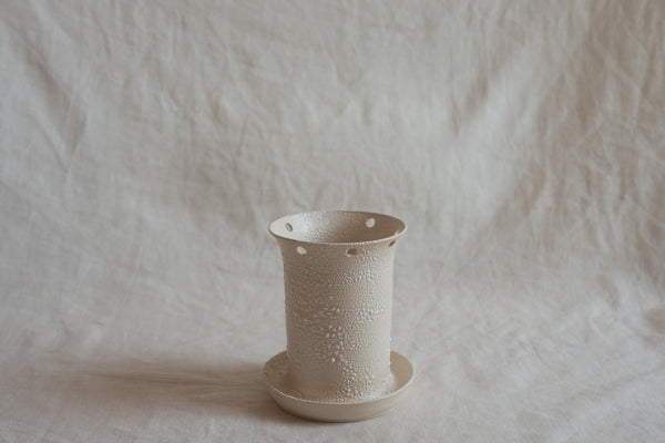 Stem Vase: Cobblestone